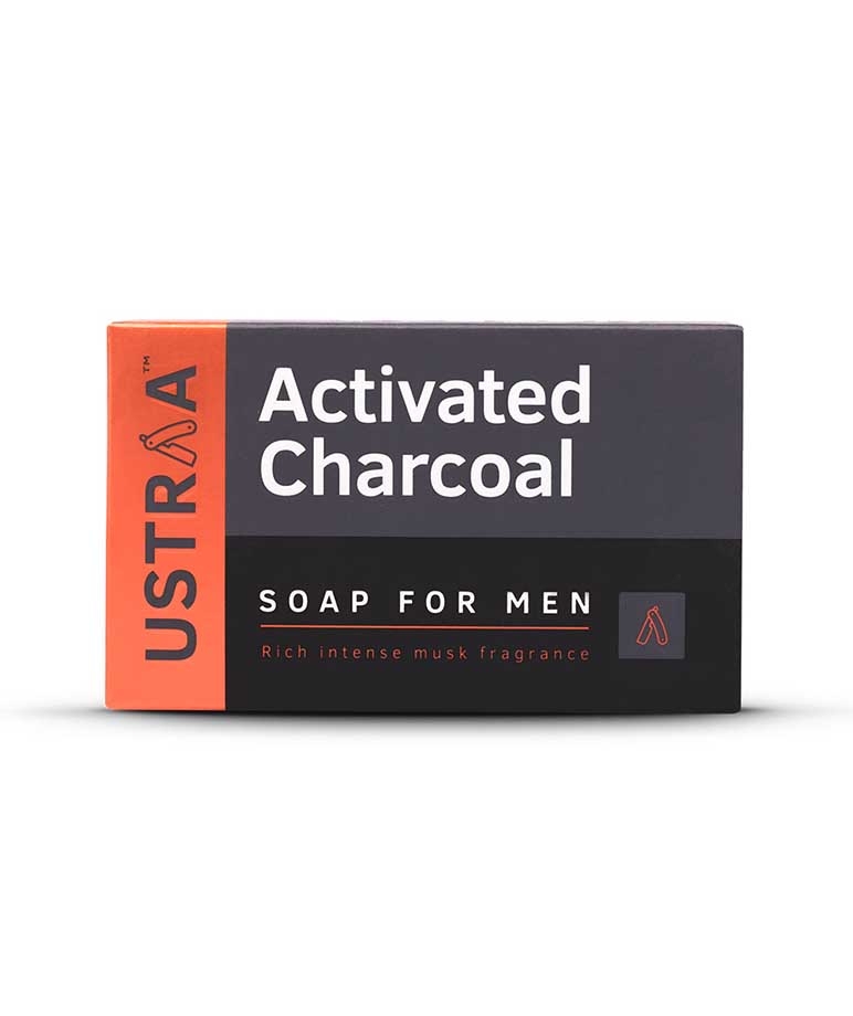 Ustraa Soap - Activated Charcoal-100g (Pack of 8) – image 2 of 9