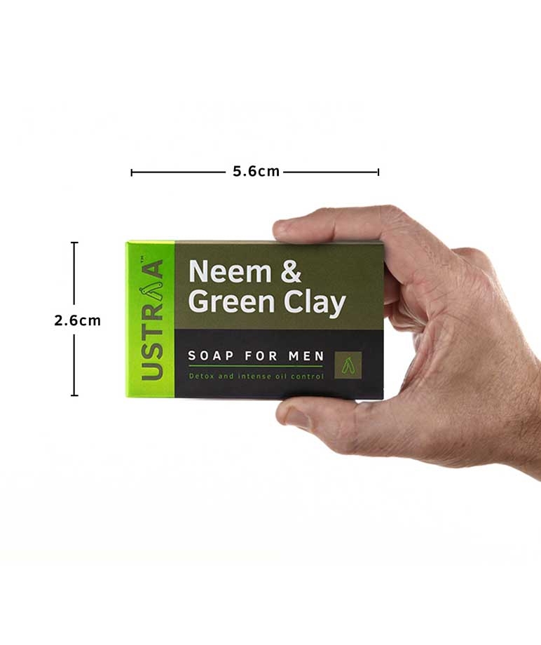 Ustraa Soap Neem & Green Clay -100g (Pack of 8) – image 8 of 9