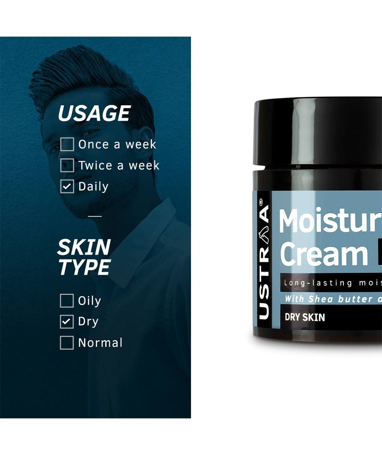 Ustraa Moisturising Cream for Dry Skin - 100g – image 6 of 8