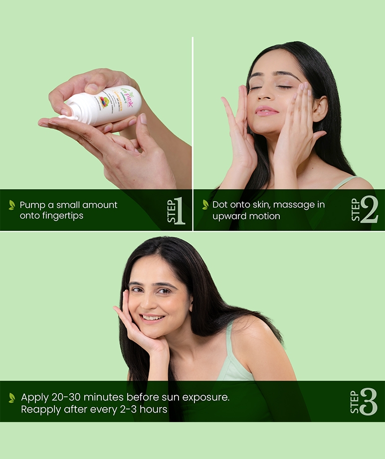 la Pink Vitamin C Sunscreen SPF 50 PA++++ with White Haldi, Broad Spectrum UVA/UVB and Blue Light Protection – image 6 of 9