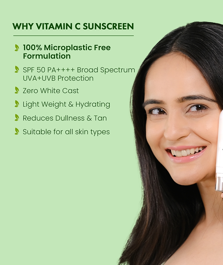 la Pink Vitamin C Sunscreen SPF 50 PA++++ with White Haldi, Broad Spectrum UVA/UVB and Blue Light Protection – image 4 of 9