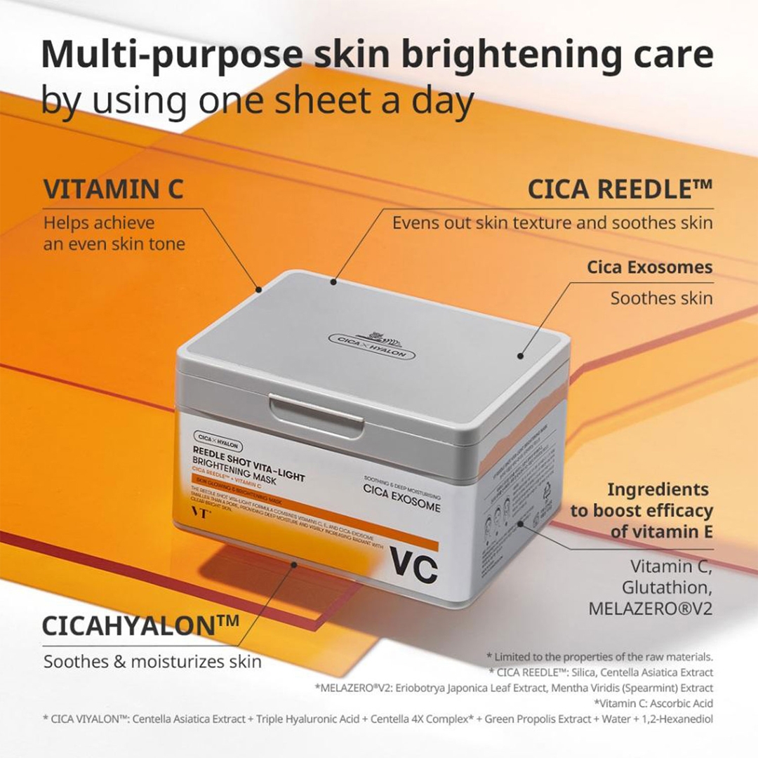VT VITA-LIGHT BRIGHTENING MASK 30EA – image 2 of 7