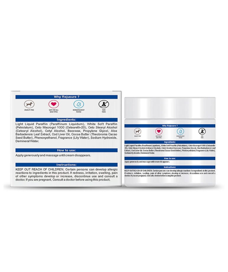 Rejusure Vitamin A + D Body Cream for Dry Skin– 100gm – image 2 of 5