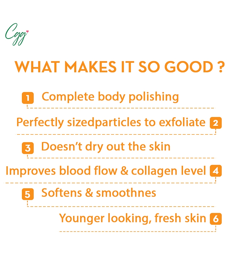 CGG Cosmetic Vitamin C Gel Exfoliating Body Scrub - 250gm – image 3 of 7