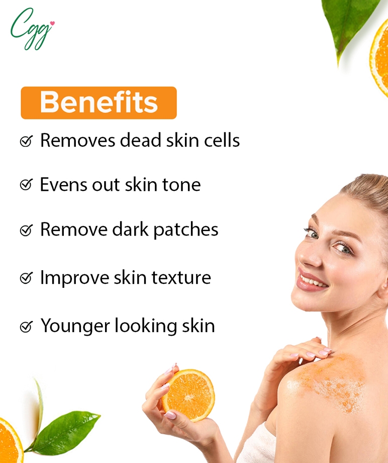 CGG Cosmetic Vitamin C Gel Exfoliating Body Scrub - 250gm – image 4 of 7