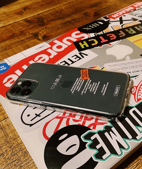 Washing tag jell hard case (iphone 13 series) - maccaron