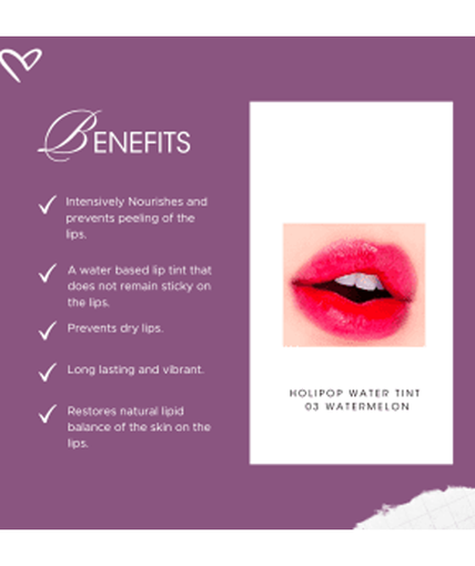 Holika Holika Holipop Water Tint 03 (Watermelon) | Maccaron