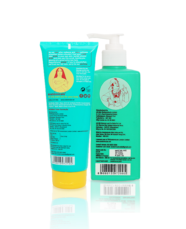 Anatomicals Combo: Watermelon Hand wash & Melon Body Scrub – image 2 of 4
