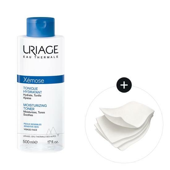 URIAGE Xemose Moisturizing Toner 500ml+Toner Pad 20ea – image 1 of 3