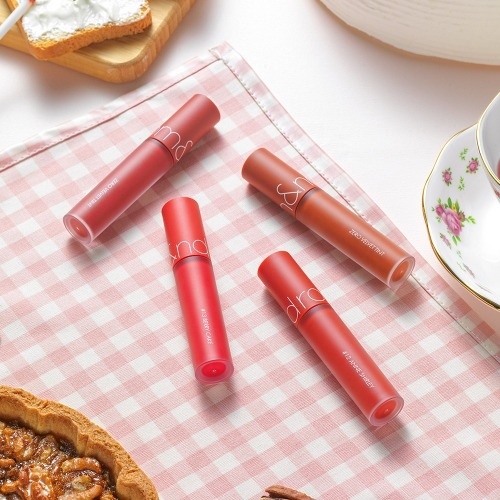 Rom&nd Zero Velvet Tint Baked Series tube lineup