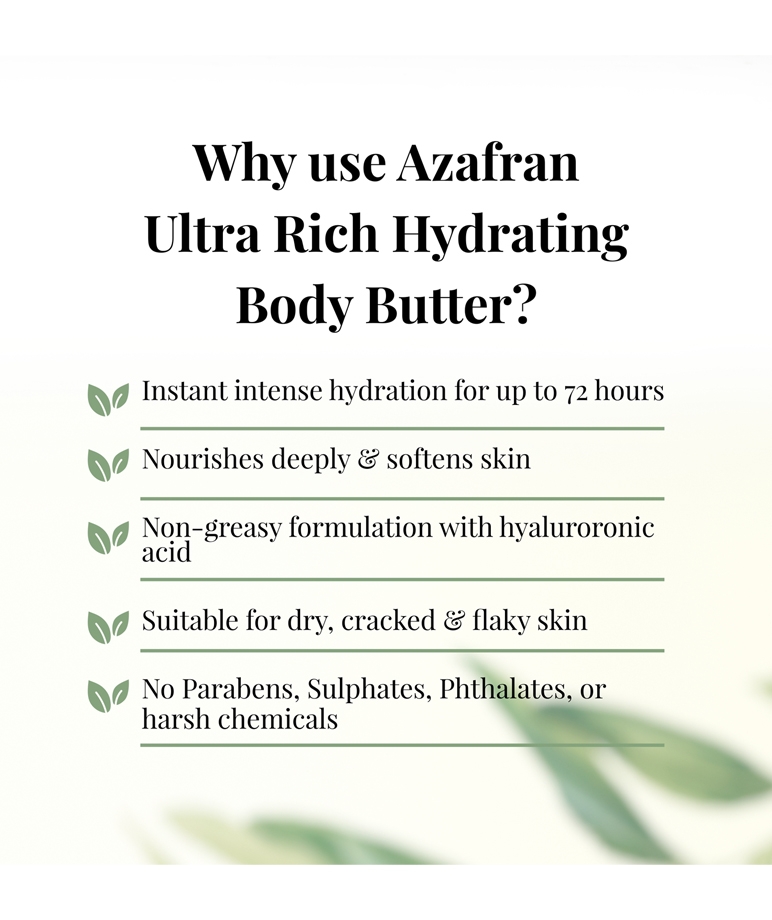 Azafran ULTRA RICH HYDRATING BODY BUTTER – image 5 of 9