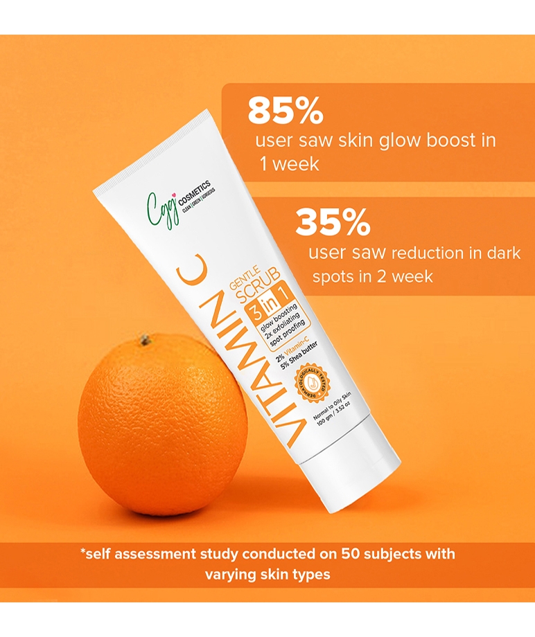 CGG Cosmetic Vitamin C Gel Exfoliating Body Scrub & Gentle Scrub (Combo Packs) – image 3 of 8