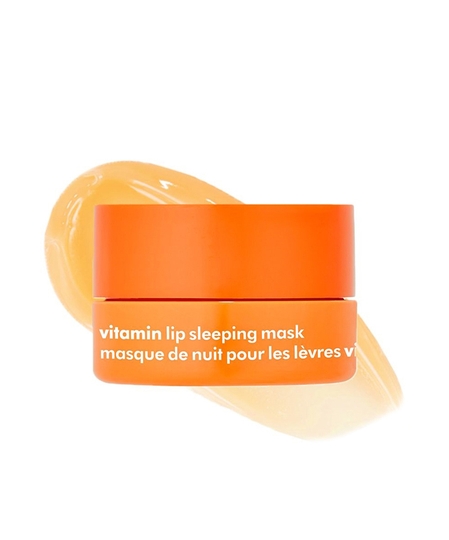 Vitamin C Lip Sleeping Mask, for Glossy, Hydrated & Moisturized Lips, for  AM & PM Use - maccaron