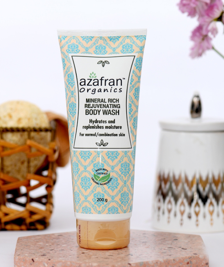 Azafran ORGANIC MINERAL RICH REJUVENATING BODY WASH – image 3 of 8
