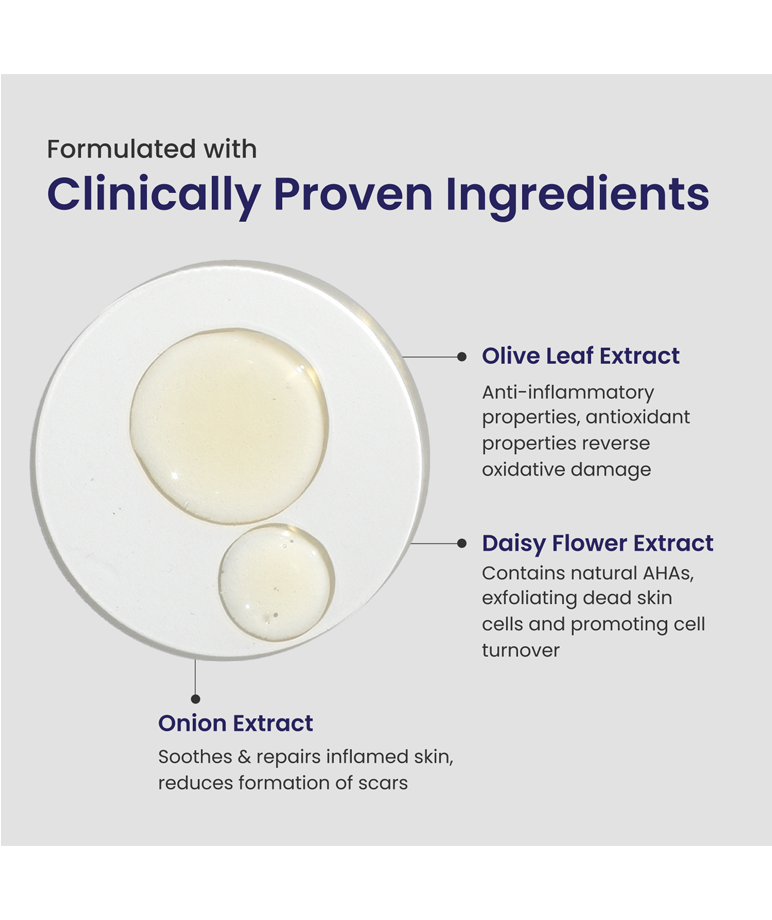 Re'equil Pitstop Gel key ingredients olive leaf extract, daisy flower extract, onion extract