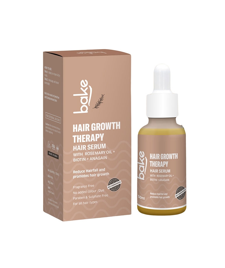 BAKE Rosemary Anagain Oil Hair Growth Serum with Biotin for Anti Hairfall & Hair Regrowth