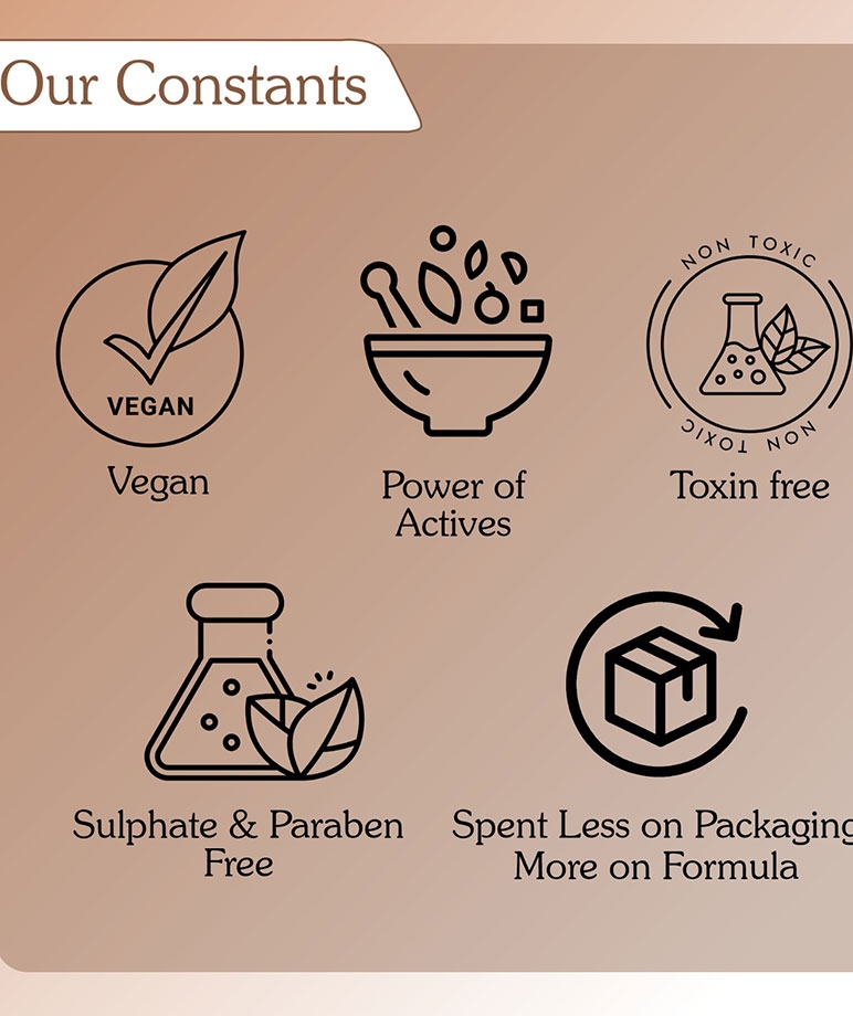 BAKE Hair Growth Therapy Hair Serum vegan, toxin free, sulphate and paraben free brand promise