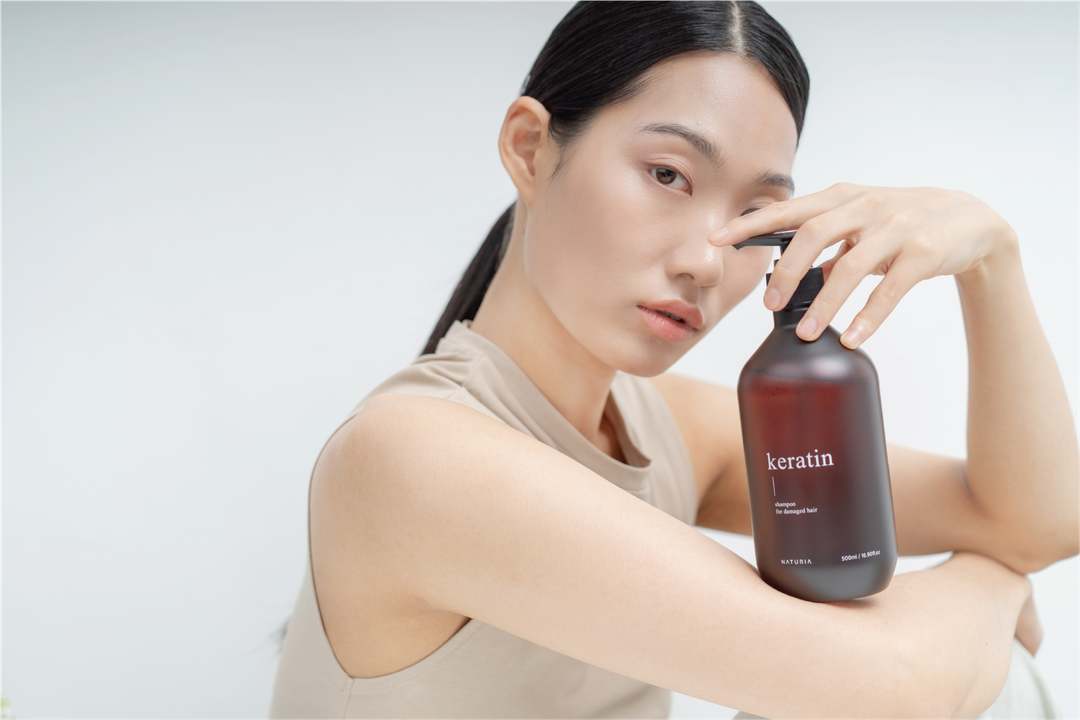 naturia Keratin Shampoo for damaged hair 500ml – image 2 of 2