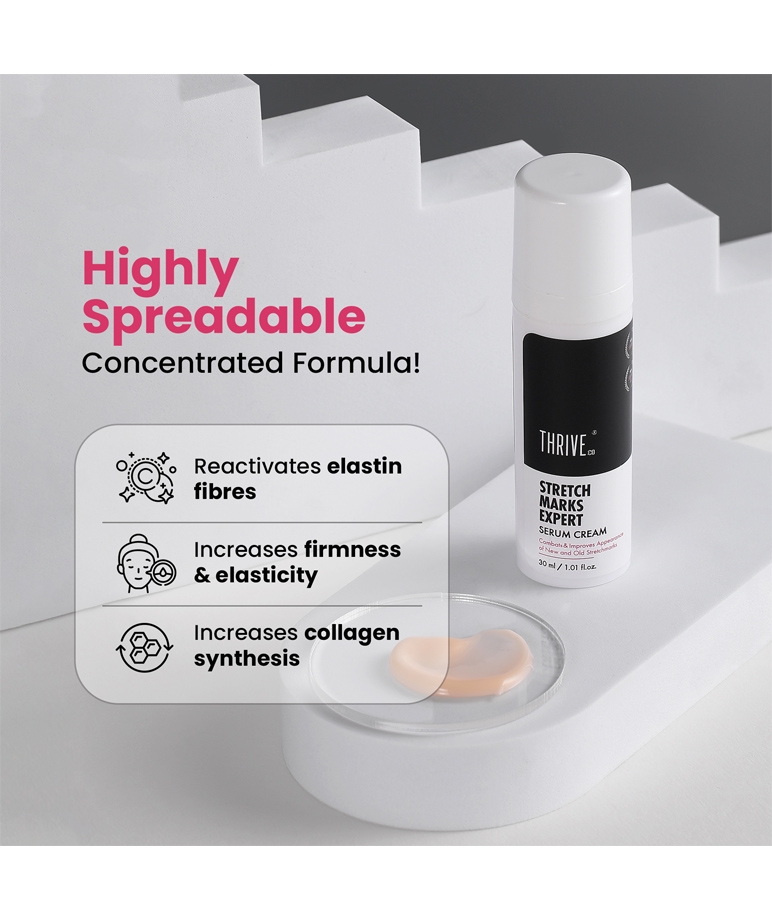ThriveCo Stretch Marks Expert Serum Cream, 30ml – image 2 of 6
