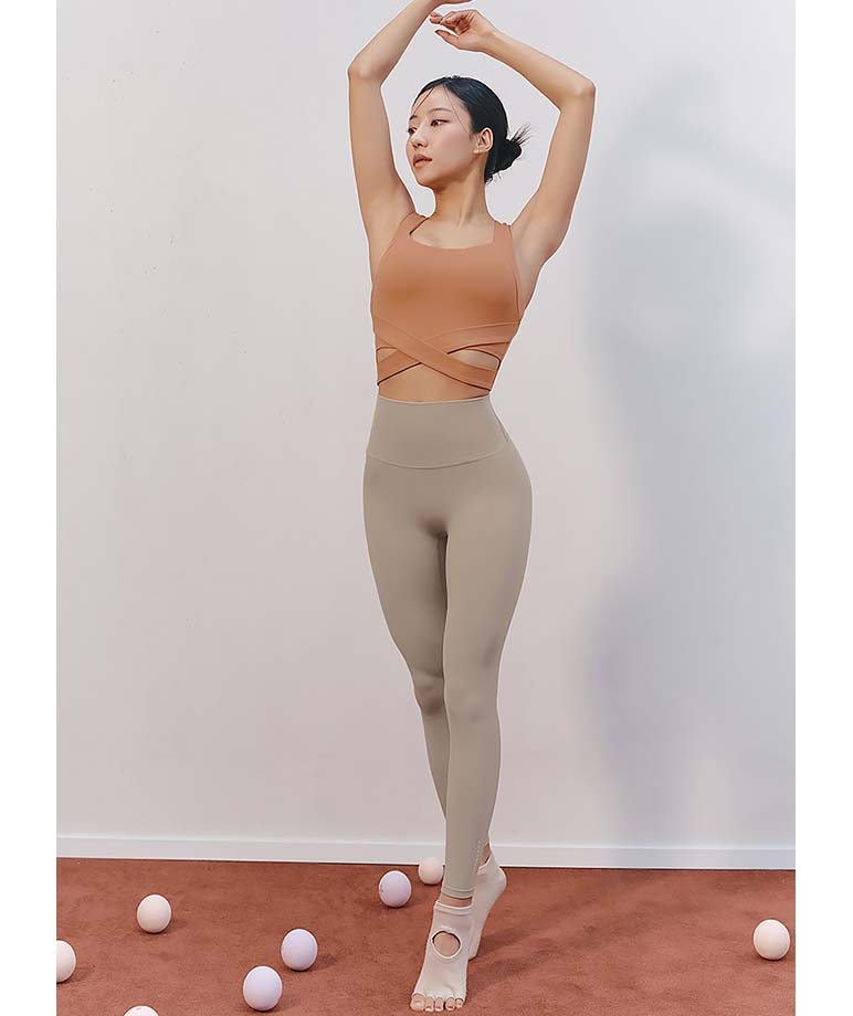 XEXYMIX Black Label Signature Life 9 Leggings Woody Beige – image 2 of 3