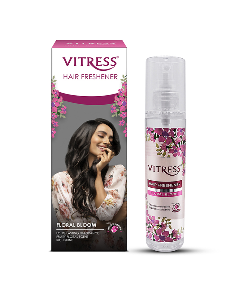 Buy Vitress Hair Freshener Floral Bloom Hair Mist 100ml - Maccaron