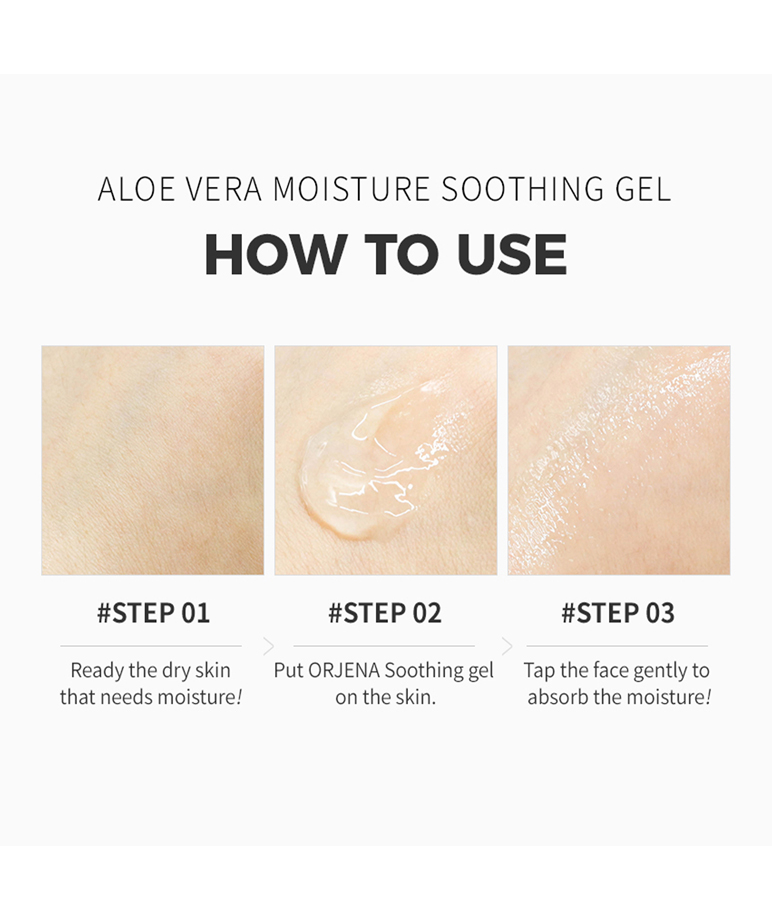 Aloe Vera Moisture Soothing Gel | Aloe Gel for Intense Moisturisation |  Korean Skincare | - maccaron