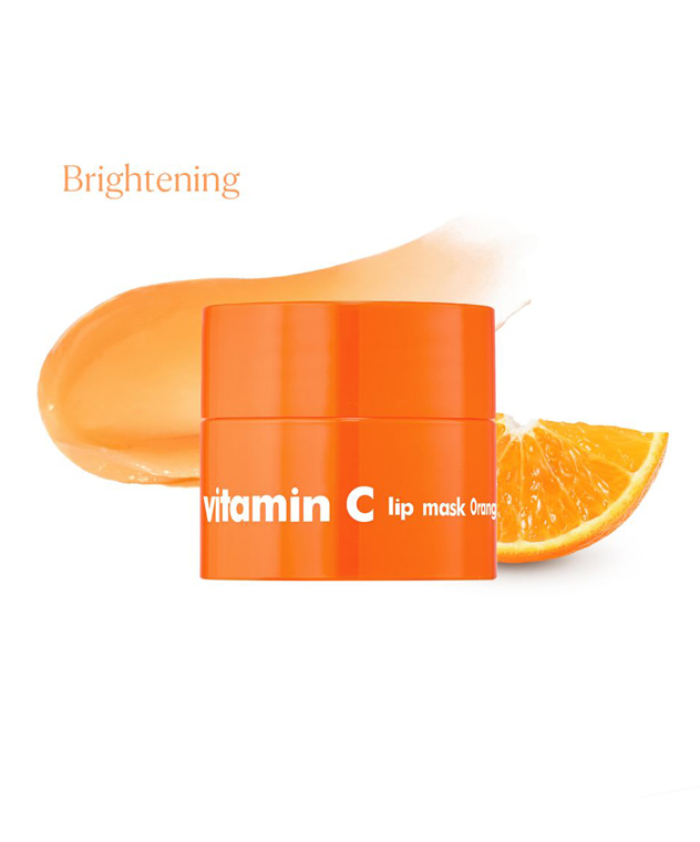 vitamin c lip mask Vitamin C Lip Sleeping Mask - Lightening Korean Lip Balm for Dark, Dry,  Pigmented Lips
