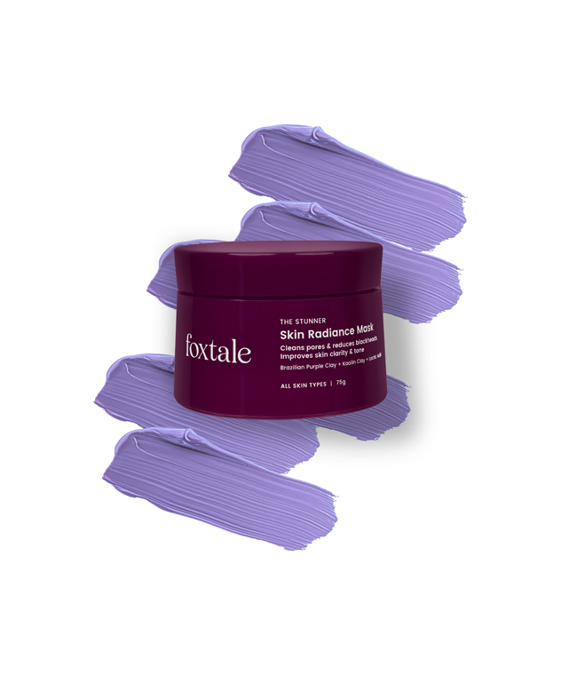 De-Tan Skin Radiance Mask, With Lactic Acid, Brazilian Purple Clay