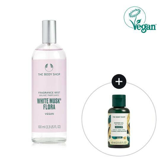 White Musk Flora Fragrance Body Mist 100ml maccaron