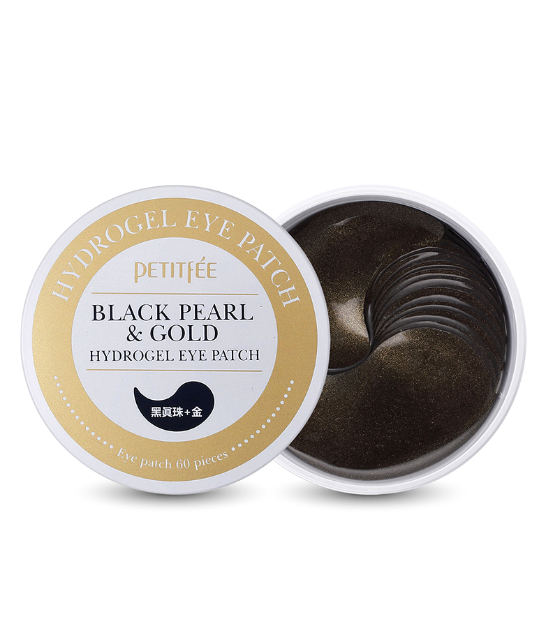 Petitfee Black Pearl & Gold Hydrogel Eye Patch (60 Patches) - Maccaron