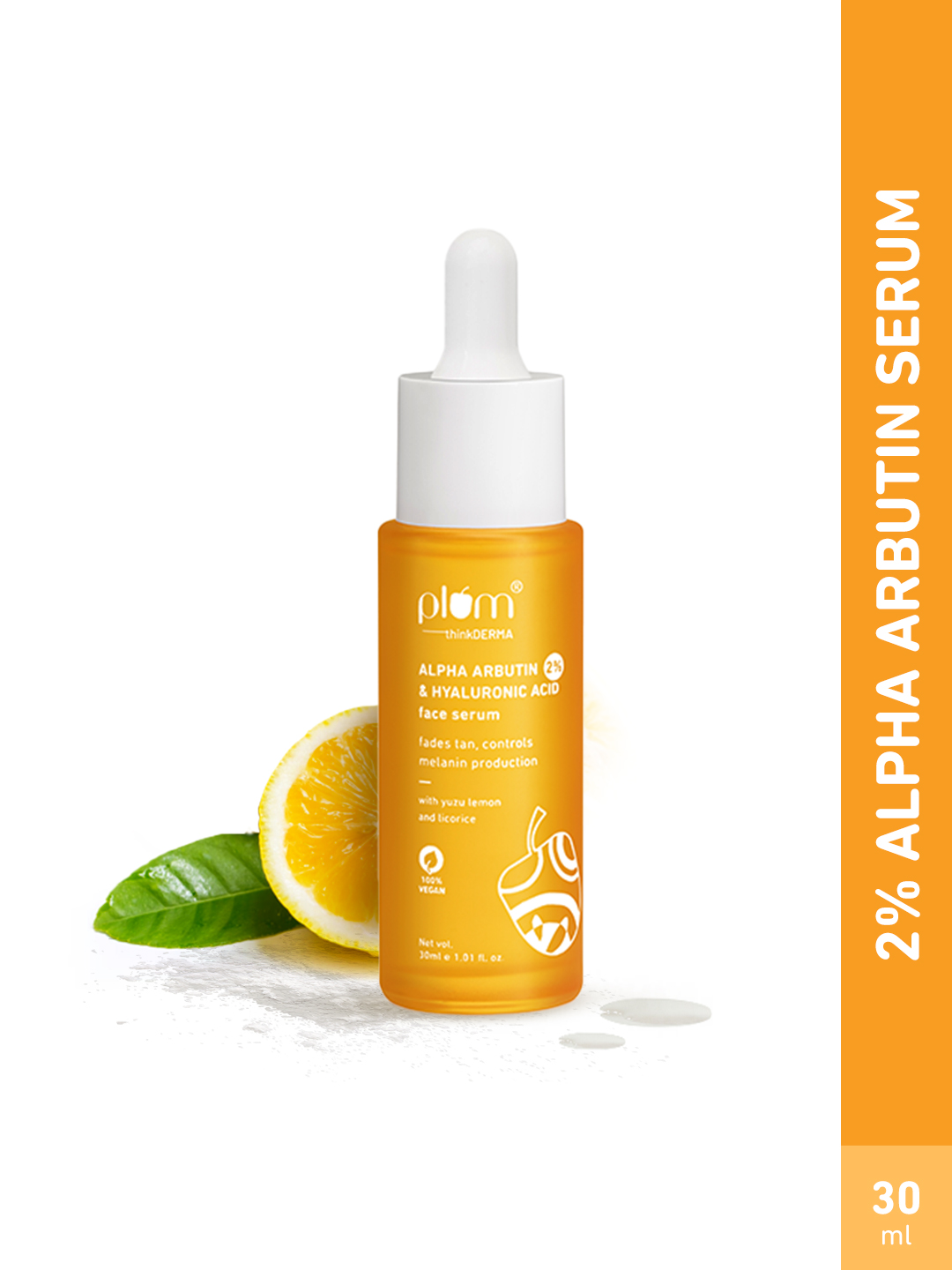 DERMA 2% Alpha Arbutin Hyaluronic Acid Face Serum|Fades Tan