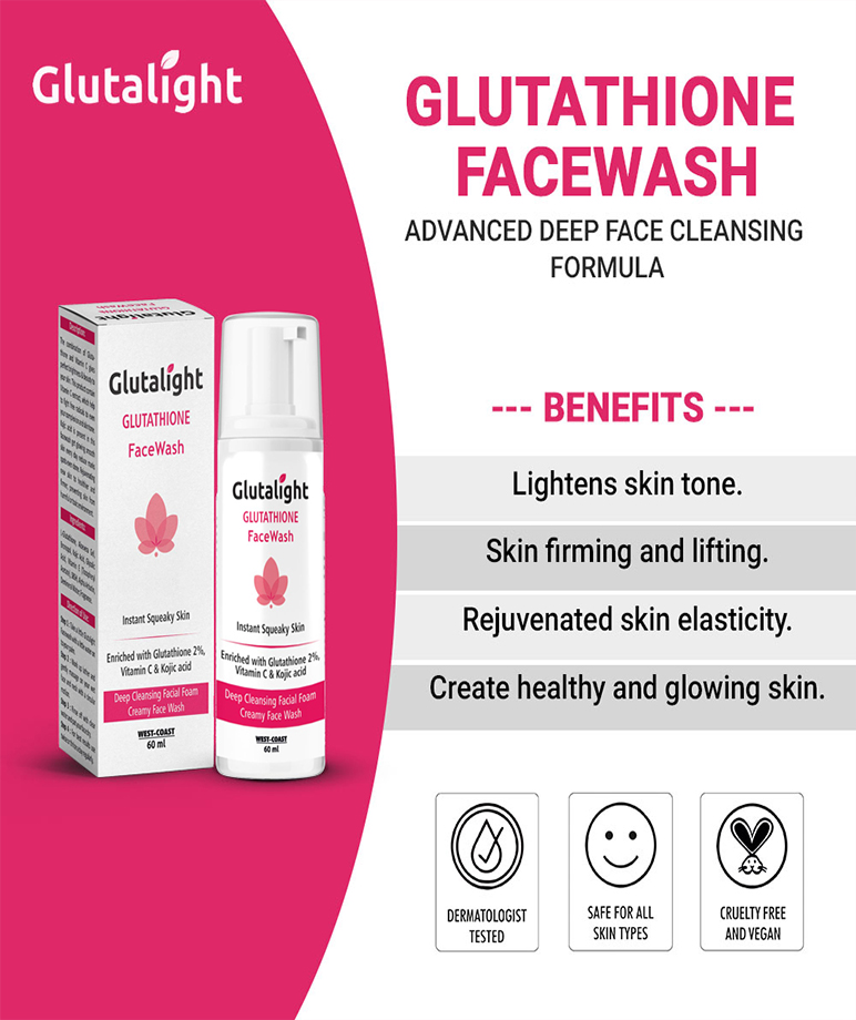 glutathione kojic acid face wash Say hello to glowing skin with Glutafine and soap, powered by Glutathione, acid, and vitamin C #glutafineglow #ubikforever #trustedandloved #ugccreator #skincareproducts Product images are for illustrative purposes only CO Skin Whitening Facewash with