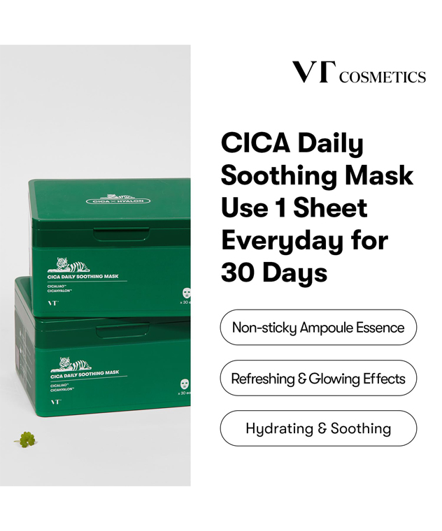 CICA DAILY SOOTHING MASK - maccaron
