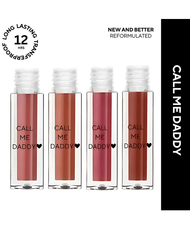 Call Me Daddy Liquid Lipstick MINI | 4 Nude Matte Shades At 599
