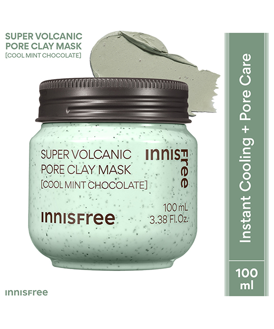 SUPER VOLCANIC PORE CLAY MASK [COOL MINT CHOCOLATE] - maccaron
