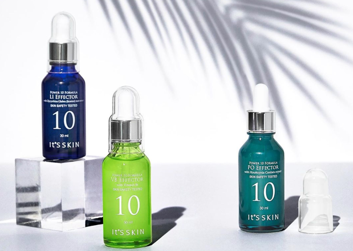 It's Skin Power 10 Formula LI, VB and PO Effector serums 30ml lineup