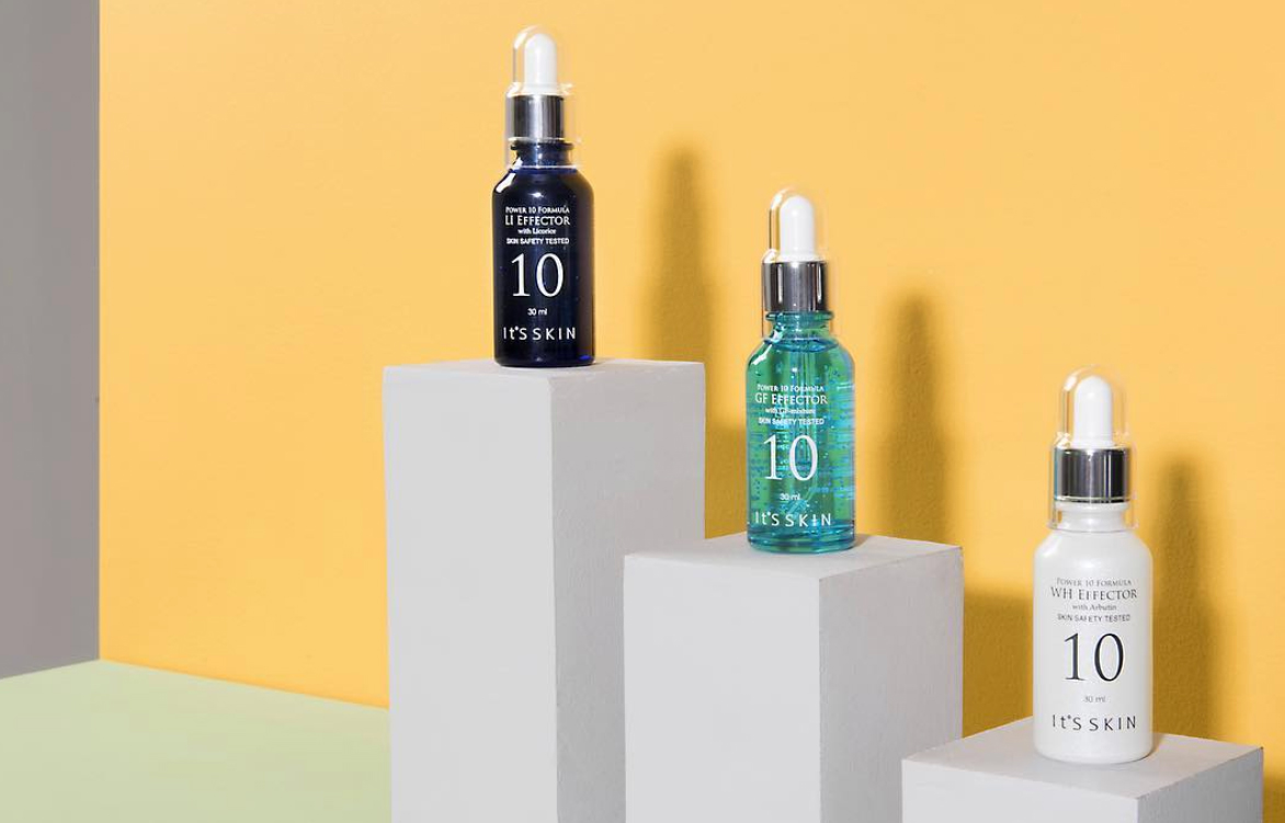 It's Skin Power 10 Formula LI, GF and WH Effector serums 30ml lineup