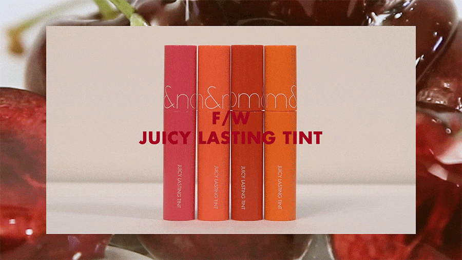 Rom&nd F/W Juicy Lasting Tint four tube lineup