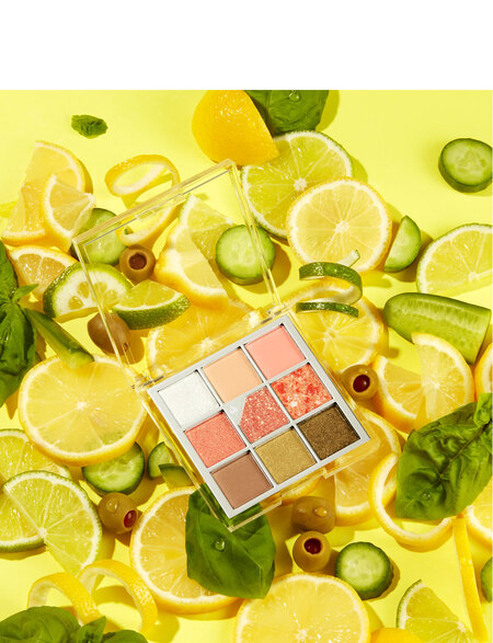 Unleashia Glitterpedia Eye Palette No.6 All of Citrus open palette