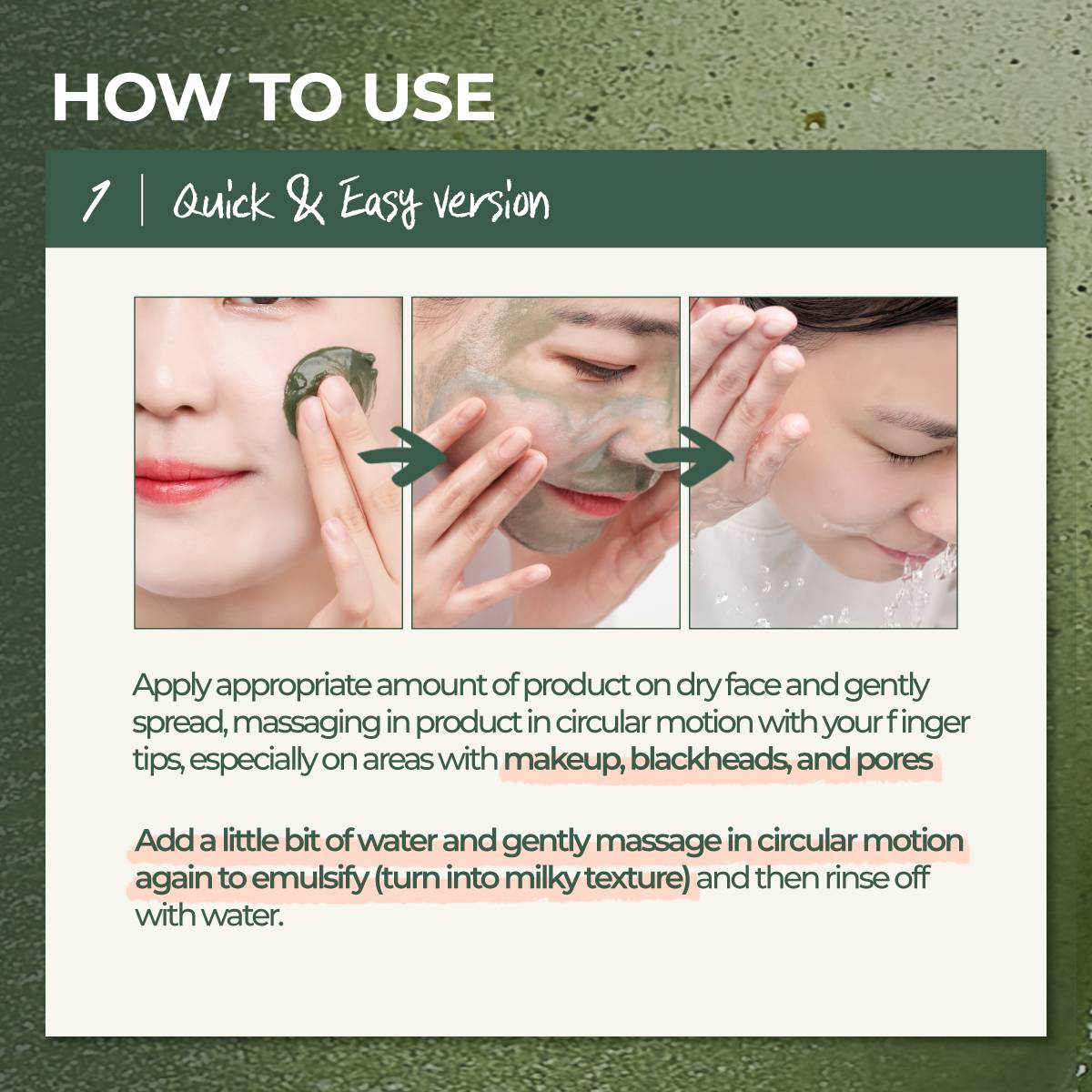 numbuzin No.3 Cleansing Balm 85g how to use quick and easy version