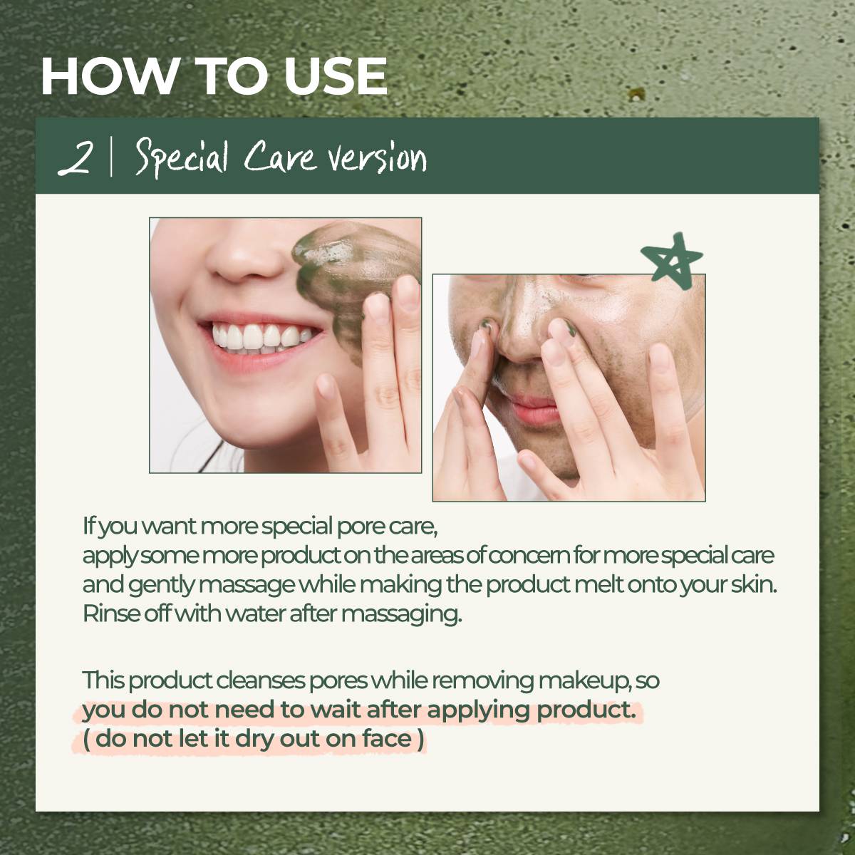 numbuzin No.3 Cleansing Balm 85g how to use special care version for pores