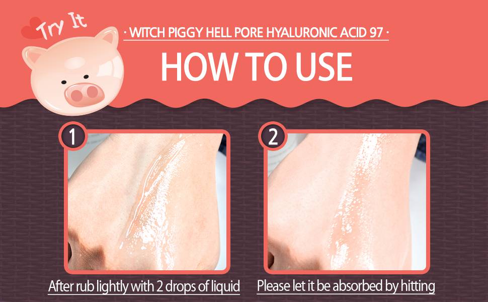 Elizavecca Witch Piggy Hell Pore Control Hyaluronic Acid 97 how to use