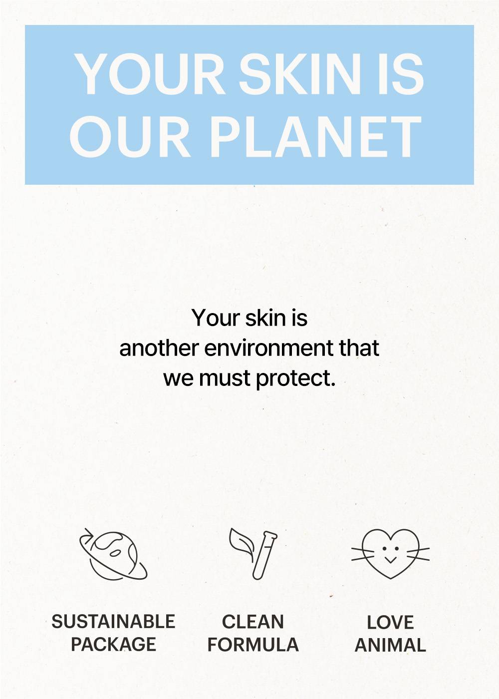 Torriden DIVE-IN Mask sustainable package, clean formula, cruelty-free commitment