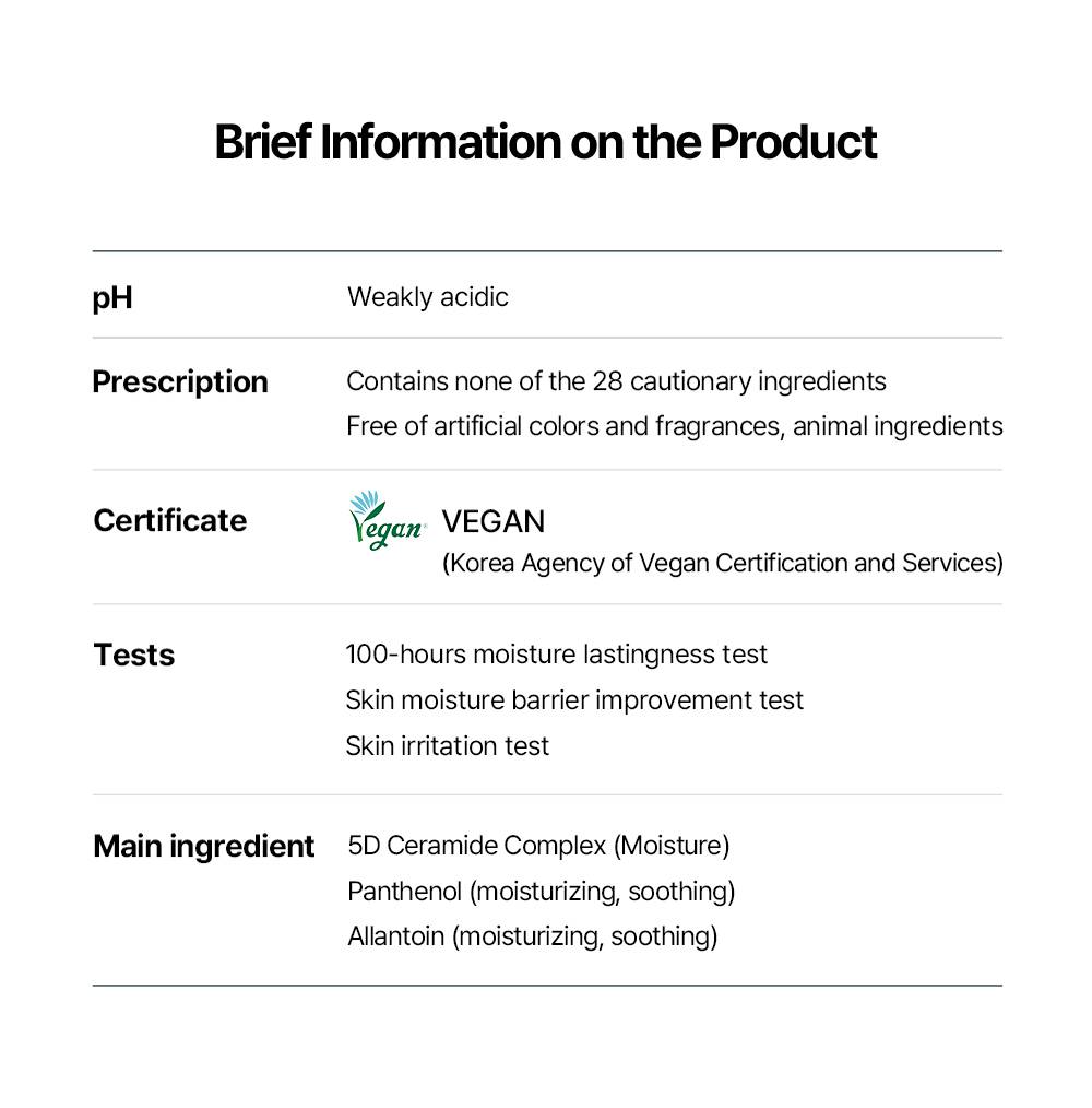 Torriden SOLID-IN Ceramide Cream product summary: weakly acidic pH, vegan certificate, main ingredients
