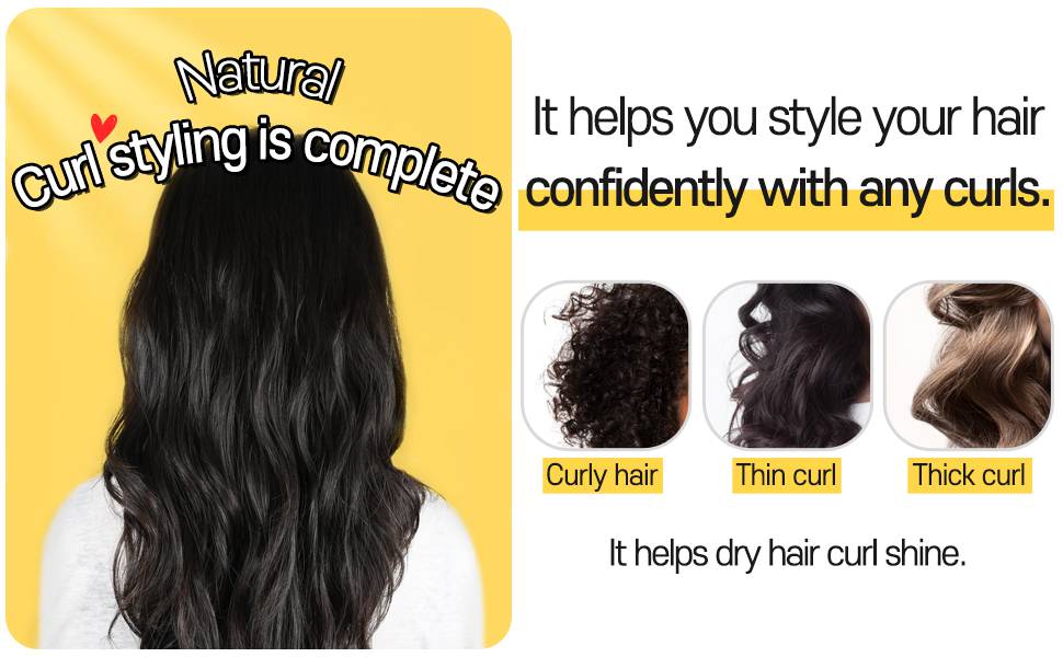 Elizavecca CER-100 Curl Cream natural curl styling for curly, thin curl and thick curl hair
