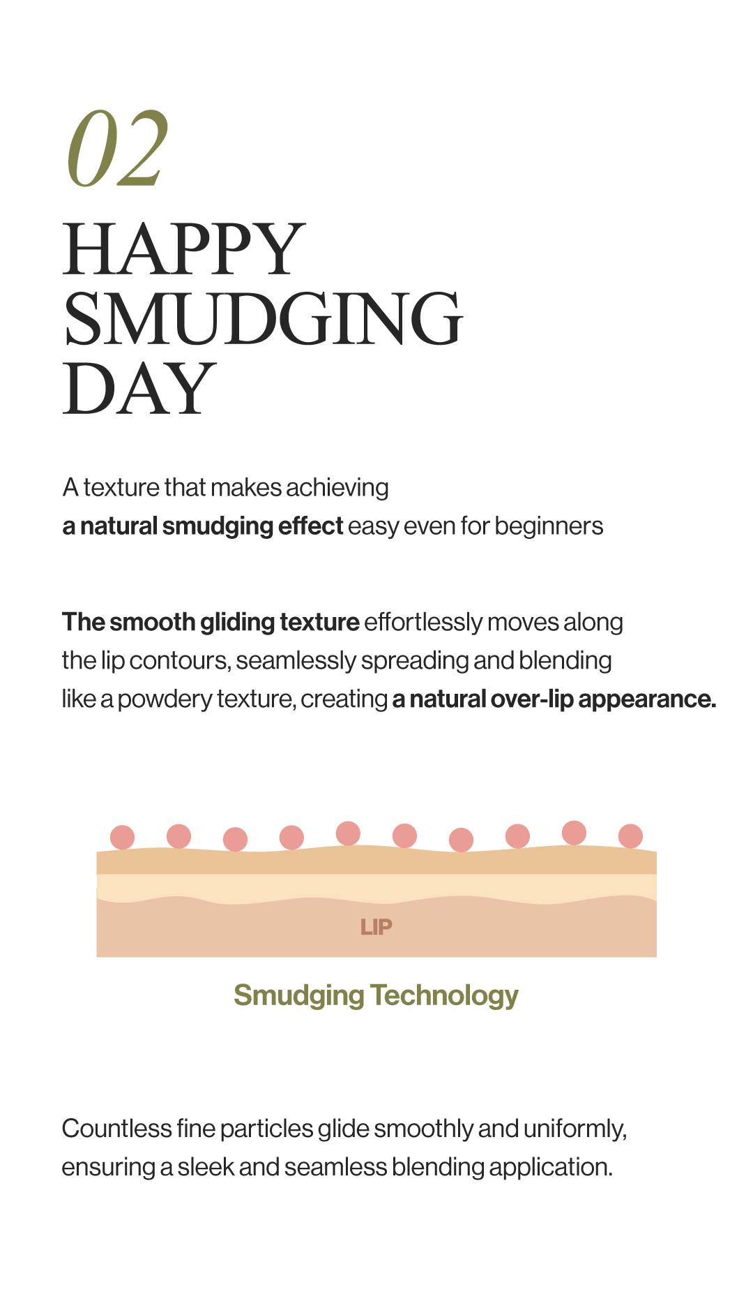 Unleashia Oh! Happy Day Lip Pencil smudging technology, smooth gliding powdery texture